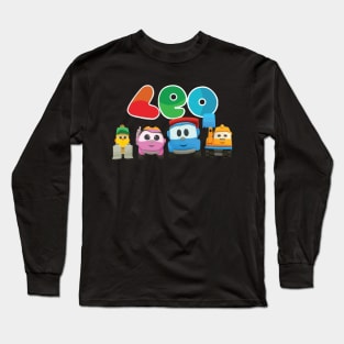 LEO the truck and friends LIFTY, SCOPP, & LEA Long Sleeve T-Shirt